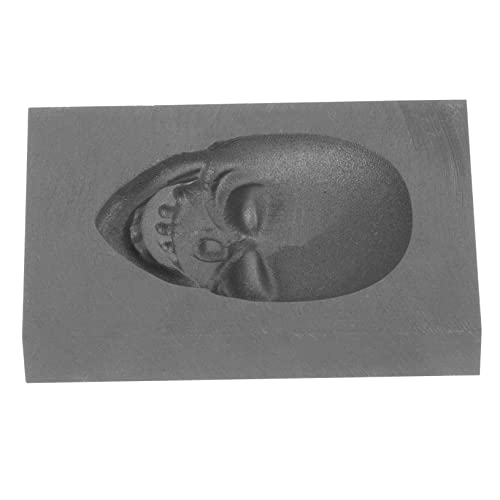 Gadpiparty Graphit Gussform für Skull Ingots Hochdichte Gießform für Gold Silber Kupfer für Experimente Metallverarbeitung und Wissenschaftliche Anwendungen Gadpiparty Graphit Gussform für Skull Ingots Hochdichte Gießform für Gold Silber Kupfer für Experimente Metallverarbeitung und Wissenschaftliche Anwendungen von Gadpiparty