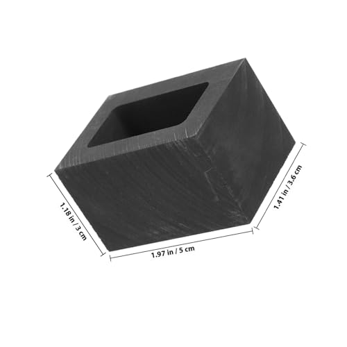 Gadpiparty Graphit gießform Tiegel aus Hochreinem Hochdichtem Graphit für Langlebiges Metallgießen von Gold Silber Kupfer Messing und Aluminium mit Einfacher Entformung und Hoher Stabilität Gadpiparty Graphit gießform Tiegel aus Hochreinem Hochdichtem Graphit für Langlebiges Metallgießen von Gold Silber Kupfer Messing und Aluminium mit Einfacher Entformung und Hoher Stabilität von Gadpiparty