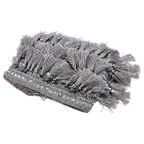 Gadpiparty Graue Vorhangfransen Trim zum Nähen Dekorative Borte für Gardinen Kissen Lampenschirme Diy Wohntextilien und Gardinenzubehör Gadpiparty Graue Vorhangfransen Trim zum Nähen Dekorative Borte für Gardinen Kissen Lampenschirme Diy Wohntextilien und Gardinenzubehör von Gadpiparty