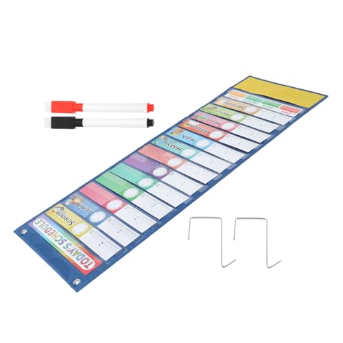 Gadpiparty Hängende Tasche Planen Tagesplan Für Den Unterricht Taschenkarte Tagesplan-taschendiagramm Für Das Klassenzimmer Kinderkalender Tagesplantasche Stundenplan Polyester Blue Gadpiparty Hängende Tasche Planen Tagesplan Für Den Unterricht Taschenkarte Tagesplan-taschendiagramm Für Das Klassenzimmer Kinderkalender Tagesplantasche Stundenplan Polyester Blue von Gadpiparty