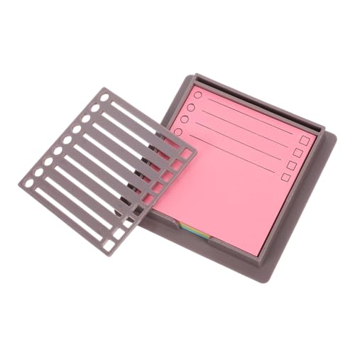 Gadpiparty Haftnotiz Organizer mit Schablone Selbstklebende Notizen Spender für Schreibtisch Praktischer Memo Pad Halter für Zuhause und Büro Robustes Design Tiefgrau Gadpiparty Haftnotiz Organizer mit Schablone Selbstklebende Notizen Spender für Schreibtisch Praktischer Memo Pad Halter für Zuhause und Büro Robustes Design Tiefgrau von Gadpiparty