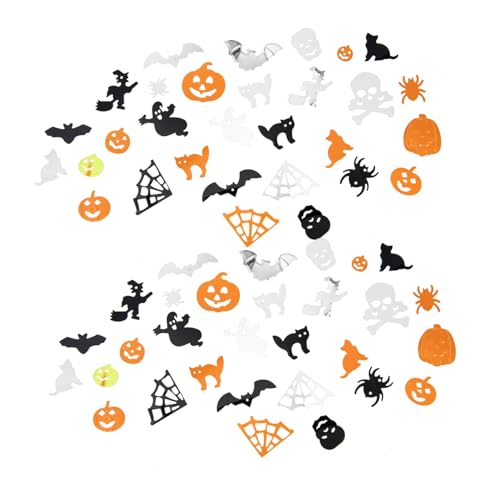 Gadpiparty Halloween Party PVC Tischstreuer Bunte Scatter mit Kürbis Spinne Schädel Geist Fledermaus für Gruselige Tischdeko Party Supplies und Halloween Feier Gadpiparty Halloween Party PVC Tischstreuer Bunte Scatter mit Kürbis Spinne Schädel Geist Fledermaus für Gruselige Tischdeko Party Supplies und Halloween Feier von Gadpiparty