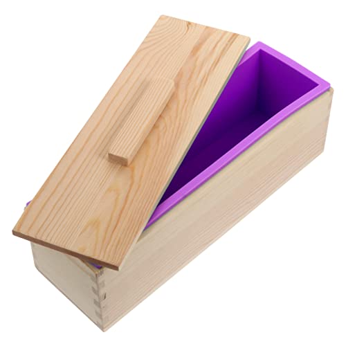 Gadpiparty Handgefertigte Seifenform Holzbox mit Deckel für Diy Seifenherstellung Leichte und Kompakte Seifenschneider für Handwerksliebhaber für Bastelfreunde für Langlebige Nutzung von Gadpiparty