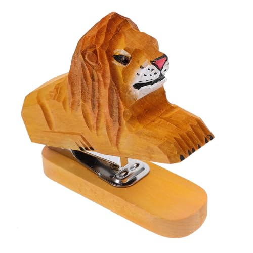 Gadpiparty Handgefertigter Holz Tierhefter und Robust Praktischer Büro und Heimhefter mit Dekorativer Tierstatue für Unterwegs und Stilvolle Schreibtischdekoration Gadpiparty Handgefertigter Holz Tierhefter und Robust Praktischer Büro und Heimhefter mit Dekorativer Tierstatue für Unterwegs und Stilvolle Schreibtischdekoration von Gadpiparty