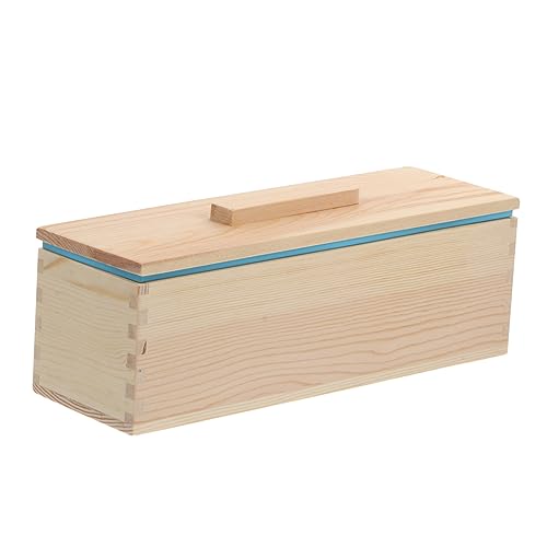 Gadpiparty Handgemachte Seifenform Holz mit Silikonbox für Seifenherstellung für Diy Projekte und Besondere von Gadpiparty
