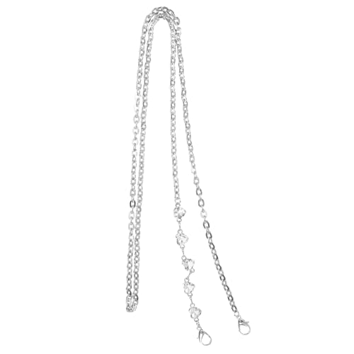 Gadpiparty Handy Lanyard Herstellung Kette für Tasche Kettentaschenriemen Ersatzriemenkette für Geldbörse Taschenverlängerungskette Umhängetasche Kette Handtasche Austauschkette Metall Silber Gadpiparty Handy Lanyard Herstellung Kette für Tasche Kettentaschenriemen Ersatzriemenkette für Geldbörse Taschenverlängerungskette Umhängetasche Kette Handtasche Austauschkette Metall Silber von Gadpiparty