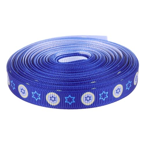 Gadpiparty Hanukkah Dekoratives Geschenkband Breit DIY Schleifenband für Bastelprojekte Blumige Dekoration Festliche Verpackung Abriebfest und Einfach Zuschneidbar Gadpiparty Hanukkah Dekoratives Geschenkband Breit DIY Schleifenband für Bastelprojekte Blumige Dekoration Festliche Verpackung Abriebfest und Einfach Zuschneidbar von Gadpiparty