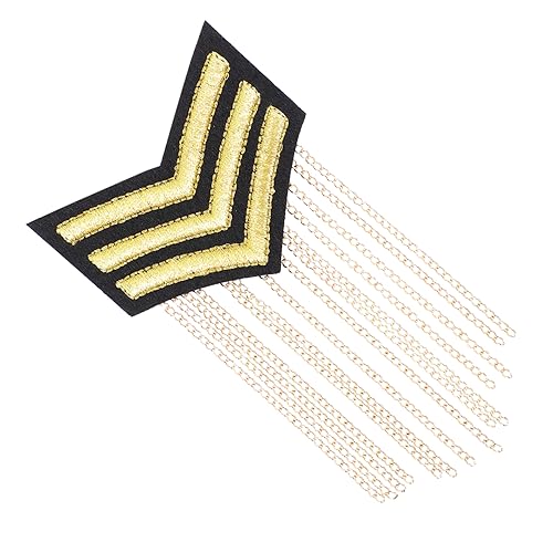 Gadpiparty Herren Schulterabzeichen mit Quasten Elegantes Epaulet für Kostüme und Anzüge für Halloween und Schuluniformen Strapazierfähigem Material Gefertigt von Gadpiparty