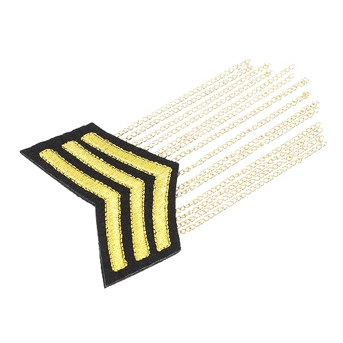 Gadpiparty Herren Schulterklappe mit Mehrlagigen Quasten Robuste Epaulette Modisches Accessoire für Kostüme Halloween Uniformen Gadpiparty Herren Schulterklappe mit Mehrlagigen Quasten Robuste Epaulette Modisches Accessoire für Kostüme Halloween Uniformen von Gadpiparty