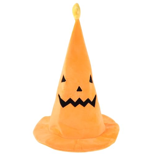 Gadpiparty Hexenhut: Halloween-hexen-kürbishut für Damen – Party-accessoire mit Einzigartigem Design für Kostümveranstaltungen, Maskenbälle, Karneval Und Weihnachtsfeiern von Gadpiparty