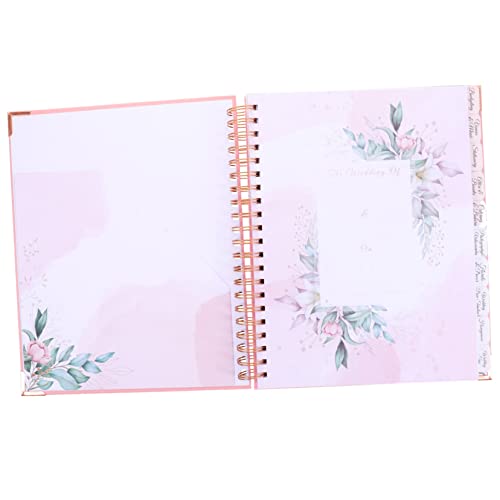 Gadpiparty Hochzeitsplaner Notizbuch im Eleganten Design Verlobungs und Hochzeitsvorbereitung Erinnerungen mit Stilvollen Tipps und Checklisten für Braut Romantisches Cartoon Design von Gadpiparty