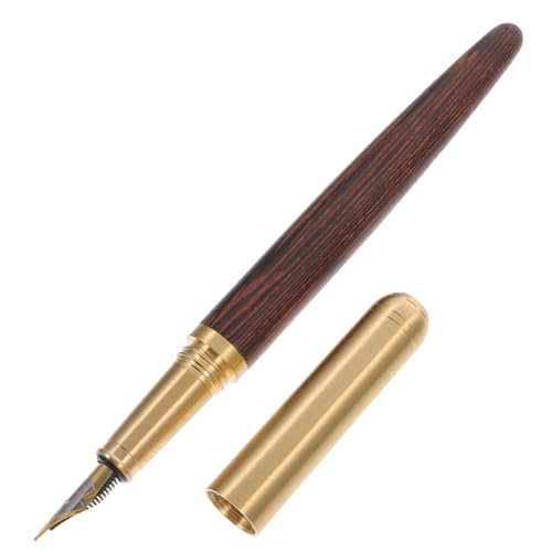 Gadpiparty Holz Füllfederhalter für Business und Elegante Ergonomische Schreibfeder aus Hochwertigem Holz mit Spitze für Büro Schule und Kalligraphie Gadpiparty Holz Füllfederhalter für Business und Elegante Ergonomische Schreibfeder aus Hochwertigem Holz mit Spitze für Büro Schule und Kalligraphie von Gadpiparty