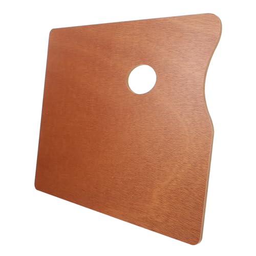 Gadpiparty Holz Malpalette mit Daumenloch Farbwanne für Öl Aquarell und Leicht Kompakt und Einfach zu Reinigen Künstler und Studenten Gadpiparty Holz Malpalette mit Daumenloch Farbwanne für Öl Aquarell und Leicht Kompakt und Einfach zu Reinigen Künstler und Studenten von Gadpiparty