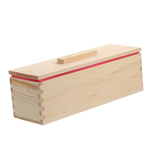 Gadpiparty Holz Seifenform mit Handgefertigte Seifenbox Wiederverwendbare Seifenform für Diy Seifenherstellung und Geschenkideen von Gadpiparty