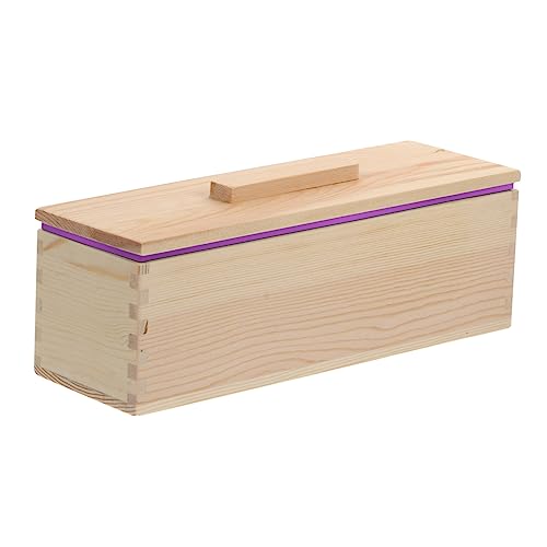 Gadpiparty Holz Seifenmould Box Handgefertigte Seifenmould mit Abdeckung für Diy Seifenherstellung Gesundes Material für Bastelprojekte von Gadpiparty