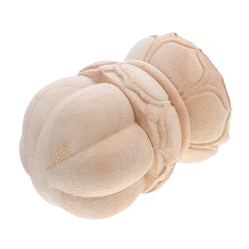 Gadpiparty Holz lotus finial Unbemalt Dekorativer Möbelabschluss Handgeschnitzt Robust für Treppen Geländer Postkappen DIY Holzdeko Traditionell Langlebig Gadpiparty Holz lotus finial Unbemalt Dekorativer Möbelabschluss Handgeschnitzt Robust für Treppen Geländer Postkappen DIY Holzdeko Traditionell Langlebig von Gadpiparty