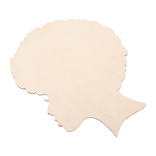 Gadpiparty Holzdekorationen Erste Personalisierte Mutter Zum Basteln Lady Ornamente DIY Handgefertigt DIY Zubehör Malerei Holzspäne Unbehandelte Holzspäne DIY Ornamente von Gadpiparty