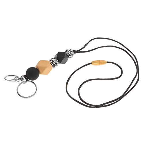 Gadpiparty Holzperlen Schlüsselband Lanyard Damen Ausweishalter Leichtes Id Karten Clip Necklace Für Arbeit Party Und Alltag Gadpiparty Holzperlen Schlüsselband Lanyard Damen Ausweishalter Leichtes Id Karten Clip Necklace Für Arbeit Party Und Alltag von Gadpiparty