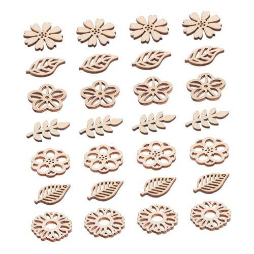 Gadpiparty Holzscheiben Blumen Blattformen Unbehandelte Holzstücke für Malen Basteln Scrapbooking Kreative DIY Verzierung und Künstlerische Gestaltung Gadpiparty Holzscheiben Blumen Blattformen Unbehandelte Holzstücke für Malen Basteln Scrapbooking Kreative DIY Verzierung und Künstlerische Gestaltung von Gadpiparty