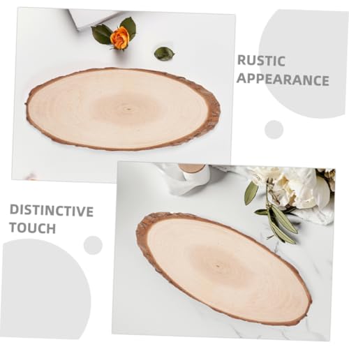 Gadpiparty Holzscheiben Dicke Naturholz Baumscheiben Robust für DIY Basteln Hochzeitsdeko Rustikal Langlebig Verzugsfest für Landhausstil und Eventgestaltung von Gadpiparty