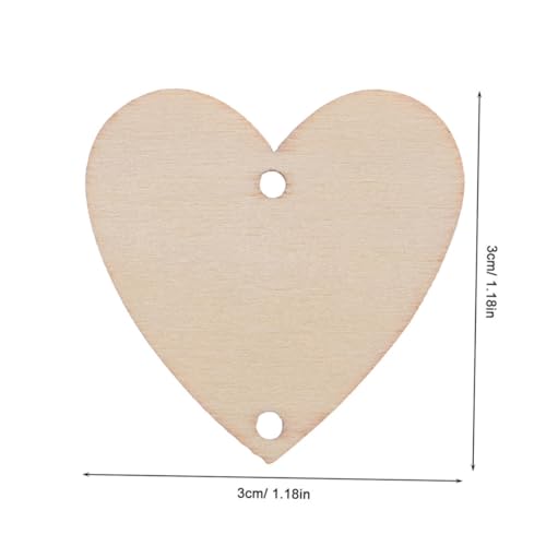 Gadpiparty Holzscheiben mit Schlüsselringen Runde und Herzförmige DIY Anhänger für Kalenderdekoration Hochzeit Weihnachten Geburtstage Naturbelassene Leichte Holzlabels zum Bemalen und von Gadpiparty