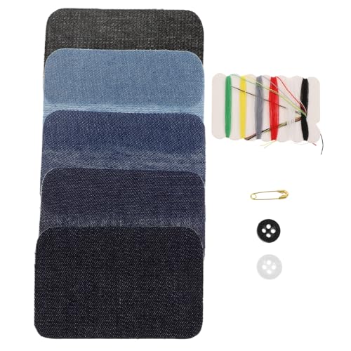 Gadpiparty Iron Patches für Kleidung Teiliges DIY Applikationen für Pullover Hemden Ellenbogen Knie Stoffflicken zum Aufbügeln Reparatur und Dekoration in Blau von Gadpiparty