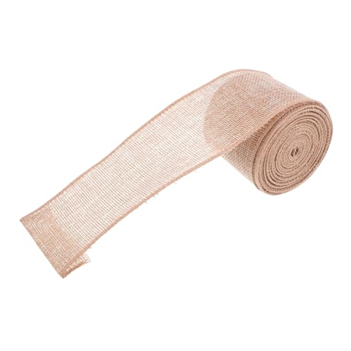 Gadpiparty Juteband mit Draht Lang Naturfarbenes Robustes Bastelband für Geschenkverpackung DIY Kränze Schleifen und Rustikale Dekorationen im Innen und Außenbereich von Gadpiparty
