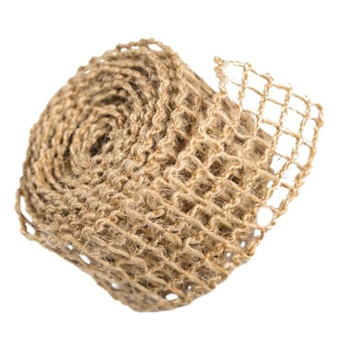 Gadpiparty Juteband mit Draht Vintage Dekoratives DIY Geschenkband für Basteln Kleidung Haaraccessoires und Wohnkultur Robustes Langlebiges Naturfasermaterial für Kreative Verpackungen und von Gadpiparty