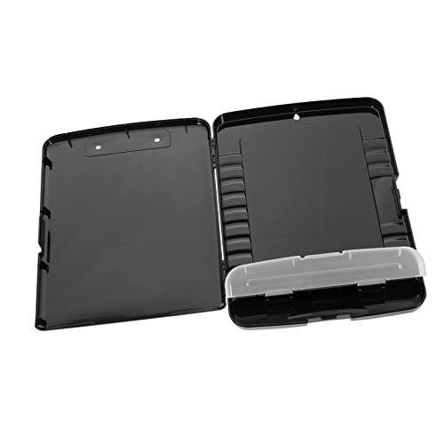 Gadpiparty Kasten Aktenbox Büro Dateien Papier dokumentieren Schule Schreibtisch Fall Aktenkästen Dokumentorganisator Zwischenablage aus Kunststoff pp Black von Gadpiparty