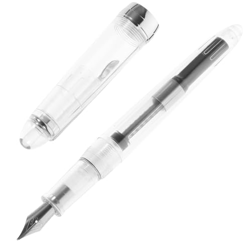Gadpiparty Klarer Füllfederhalter aus Ergonomisch für Kalligraphie und Bürobedarf Leicht Tragbar für Schule und Zuhause Design für Kreatives Schreiben von Gadpiparty