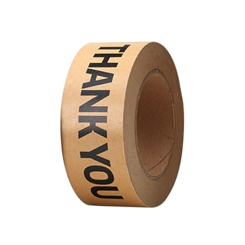Gadpiparty Klebeband aus Papier Selbstklebend Beschreibbar für Verpackung und Bastelarbeiten mit Thank You für Kartonversand und Kreative Projekte Gadpiparty Klebeband aus Papier Selbstklebend Beschreibbar für Verpackung und Bastelarbeiten mit Thank You für Kartonversand und Kreative Projekte von Gadpiparty