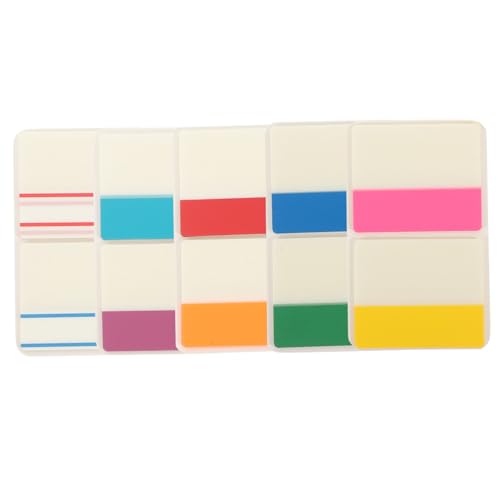 Gadpiparty Klebrige Buchmarkierungen Selbstklebende Tabs für Bücher Lesezeichen und Ordner Beschreibbare Indexregister Praktische Etiketten für Schule und Büro Gadpiparty Klebrige Buchmarkierungen Selbstklebende Tabs für Bücher Lesezeichen und Ordner Beschreibbare Indexregister Praktische Etiketten für Schule und Büro von Gadpiparty