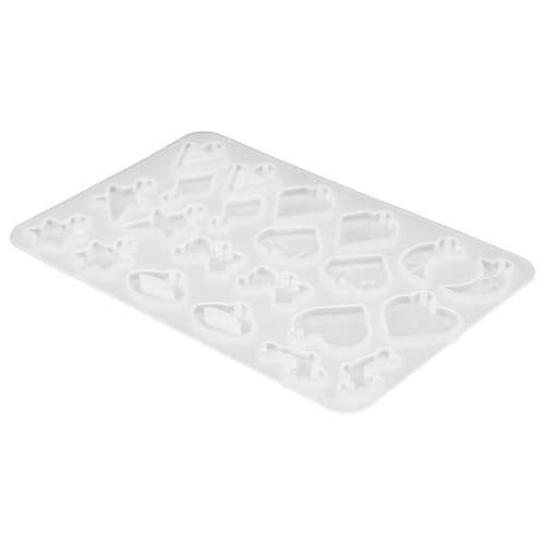 Gadpiparty Kleine Silikonform für Ohrringe DIY Anhänger Gießform Wiederverwendbare Schmuckform Vielseitige Silikonmold für Filigrane Schmuckstücke Einfache Mehrere Formen Wie Herz Stern und Gadpiparty Kleine Silikonform für Ohrringe DIY Anhänger Gießform Wiederverwendbare Schmuckform Vielseitige Silikonmold für Filigrane Schmuckstücke Einfache Mehrere Formen Wie Herz Stern und von Gadpiparty