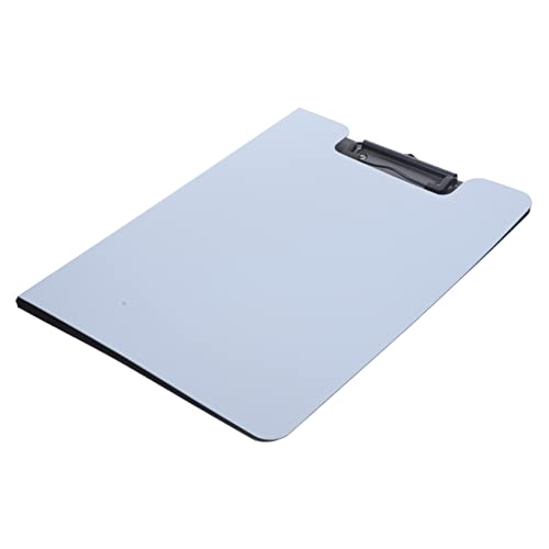 Gadpiparty Klemmbrett-Clip Klassenzimmer Schreibblock-Profilclips Klemmbrett-Folie klein Klemmbrett mit Deckel Datei Zwischenablage Clips Clips Büro-Schreibtafel Metall Grey von Gadpiparty