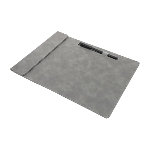 Gadpiparty Klemmbrett Mit Halter Für Geschäftsdokumente: Pu-schreibtafel-organizer Mit Stifthalter, Büro-klemmbrett Für Besprechungsnotizen Und Konferenzen von Gadpiparty
