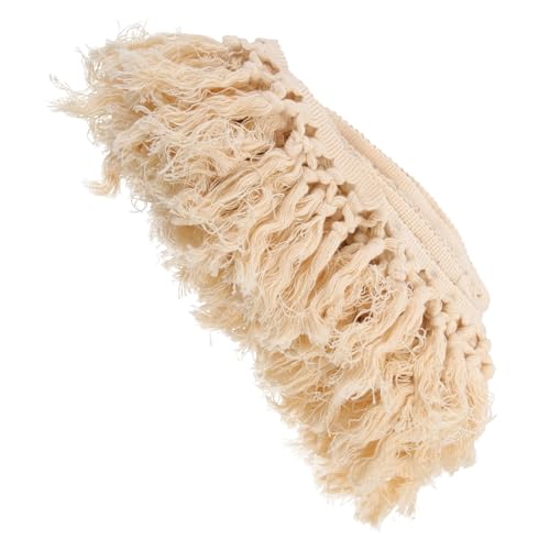 Gadpiparty Langlebige Spitze Quastenborte für Vorhänge und Kleidung Dekorative Fransenbordüre für DIY Modeaccessoires Handwerkliche Tassel Verzierung für Gardinen und Geschenkverpackung von Gadpiparty