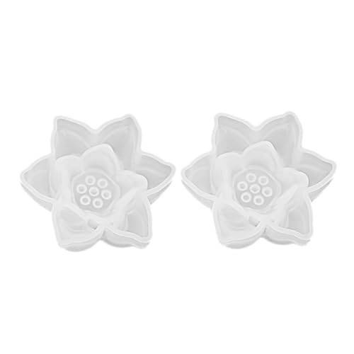 Gadpiparty Lotus Silikonform für Diy Dekoration Flexible und Leicht zu Reinigende Gießform für Handgemachte Langlebig und Sicher der Anwendung von Gadpiparty