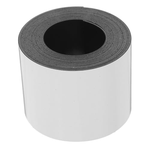 Gadpiparty Magnetische Wiederbeschreibbare Etiketten Breit Weiße Magnetische Namensschilder aus Gummimagnet und Pet folie Wiederverwendbar Haftstark für Kühlschrank Büro Lager Beschreibbar von Gadpiparty