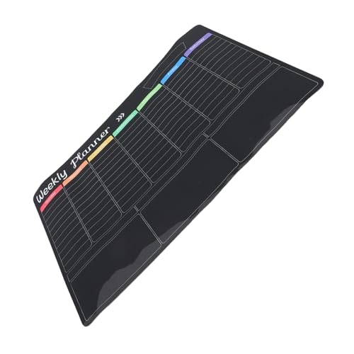 Gadpiparty Magnetischer Kühlschrankkalender mit Schwarzer Schreibfläche Abwischbar und Wiederverwendbar Stabil Haftender Wochen und Monatsplaner für Küche und Büro Marker und Radiergummi von Gadpiparty