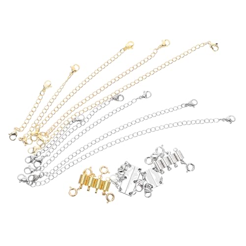 Gadpiparty Magnetischer Schmuckverschluss Edelstahl Vielseitige für Halsketten Armbänder Fußketten Langlebig Einfach Anzubringen für DIY Schmuckherstellung Gadpiparty Magnetischer Schmuckverschluss Edelstahl Vielseitige für Halsketten Armbänder Fußketten Langlebig Einfach Anzubringen für DIY Schmuckherstellung von Gadpiparty