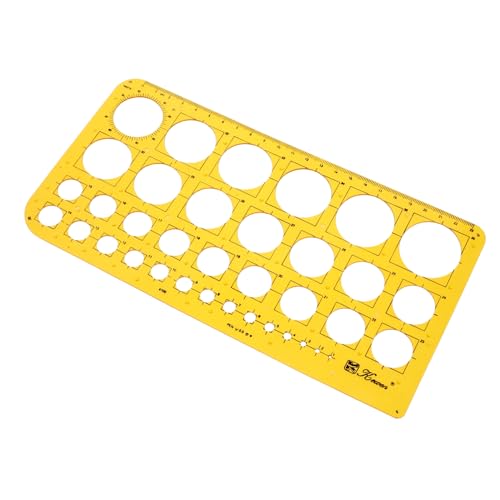 Gadpiparty Malformen stoffe Farbvorlagen für Modellbau Kreisförmige Schablonen für Scrapbooking Modellauto Airbrush Schablonen wiederverwendbare Malschablone Bastelschablonen PVC Yellow Gadpiparty Malformen stoffe Farbvorlagen für Modellbau Kreisförmige Schablonen für Scrapbooking Modellauto Airbrush Schablonen wiederverwendbare Malschablone Bastelschablonen PVC Yellow von Gadpiparty