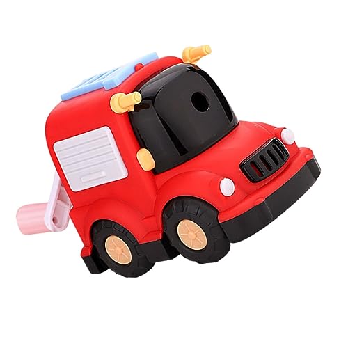 Gadpiparty Manueller Bleistiftspitzer Auto Design Handkurbelspitzer Kunststoff Metall Langlebig für Schüler und Künstler für Präzises Anspitzen und Einstellbare Spitzenform von Gadpiparty