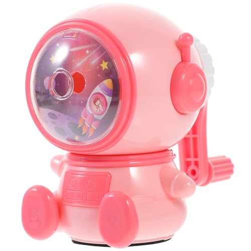 Gadpiparty Manueller Bleistiftspitzer im Astronauten Design Einstellbare Dicke Handbetriebene Kurbel für Schule Büro und Zuhause Perfekter Schärfeeffekt für Kreative von Gadpiparty