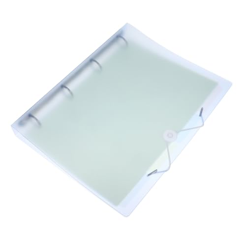 Gadpiparty Mappe Unterlagen Ordner Dateiorganisator dokumentieren Abdeckung Losenblatt Notizbuch Notizbücher Papierbinder kleiner Notizblock mit losen Blättern Bindemittel Plastik Blau von Gadpiparty