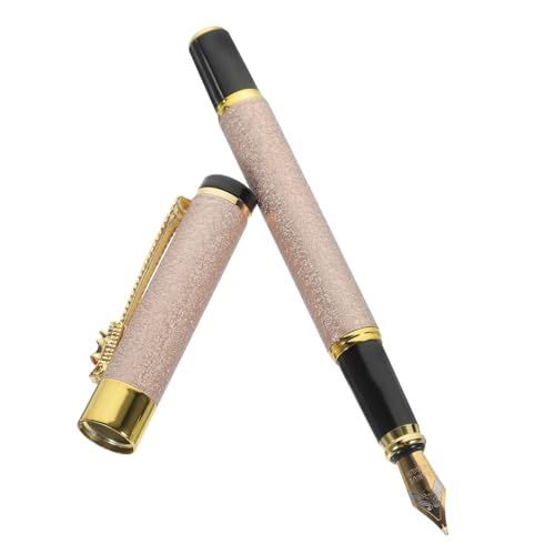 Gadpiparty Metall Füllfederhalter mit Design Tragbarer Kalligrafie Stift für Glattes Schreiben Spitze für Schule und Büro Gadpiparty Metall Füllfederhalter mit Design Tragbarer Kalligrafie Stift für Glattes Schreiben Spitze für Schule und Büro von Gadpiparty