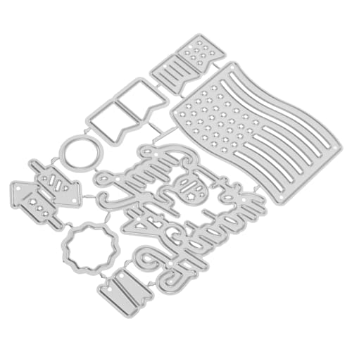 Gadpiparty Metallmesserform Handwerk Schnitte Scrapbooking-stanzformen Fotoalbum Sammelalbum Für Schneiden Geprägt Papier Prägeschablonen Gestanzt Stahl Mit Hohem Kohlenstoffgehalt Silber von Gadpiparty