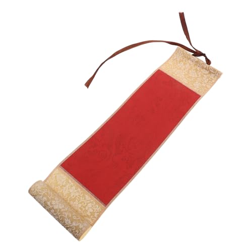 Gadpiparty Mini Wachsfärbiger Reispapier Kalligrafie Schriftrolle Leere Traditionelle Hängende Bambusrolle Für Malerei Studium Wohnzimmer Büro Dekoration von Gadpiparty