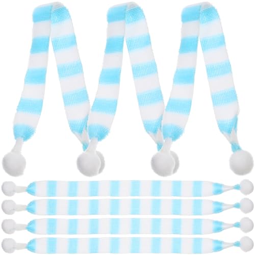 Gadpiparty Mini-Weihnachtsschals 20 Stück Blau-Weiß Gestreift Gestrickte Schals Weinflaschen-Schal Kleine DIY-Puppenkleidung Weihnachts-Haustier-Schal Dekoration Gadpiparty Mini-Weihnachtsschals 20 Stück Blau-Weiß Gestreift Gestrickte Schals Weinflaschen-Schal Kleine DIY-Puppenkleidung Weihnachts-Haustier-Schal Dekoration von Gadpiparty