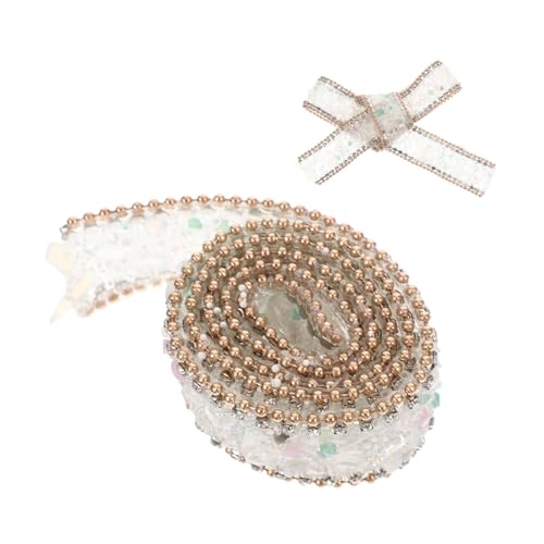 Gadpiparty Multifunktionales Strassband Breit Selbstklebend Hitzebeständig DIY Schmuck und Kleidungsdekor Bastelverzierung für Kostüme Taschen Schuhe von Gadpiparty