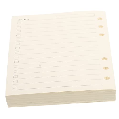 Gadpiparty Nachfüllpapier Professionelle Liniert für Ringbuch Vielseitig Einsetzbar für Schule und Büro Strapazierfähig Geruchlos und Praktisch für Notizen und Planungen von Gadpiparty